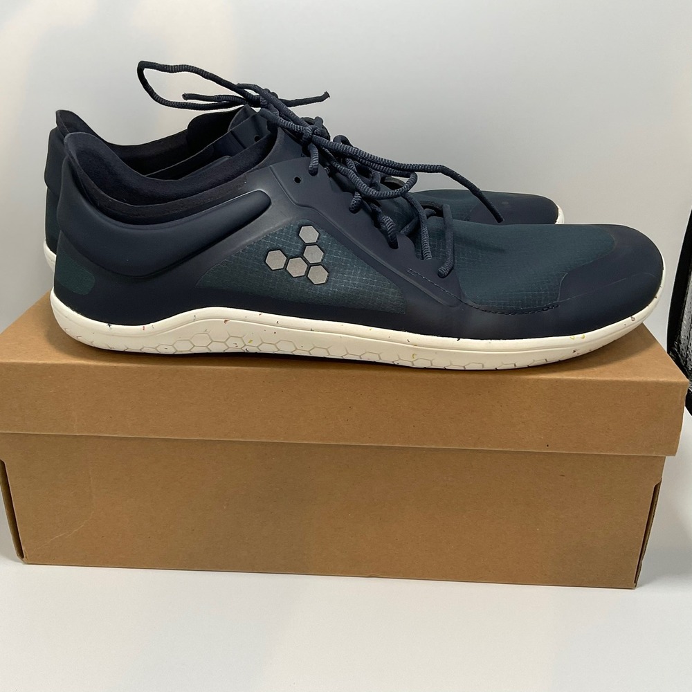 Vivobarefoot Men Primus Lite III All Weather Midnight Blue Shoes Size US 15